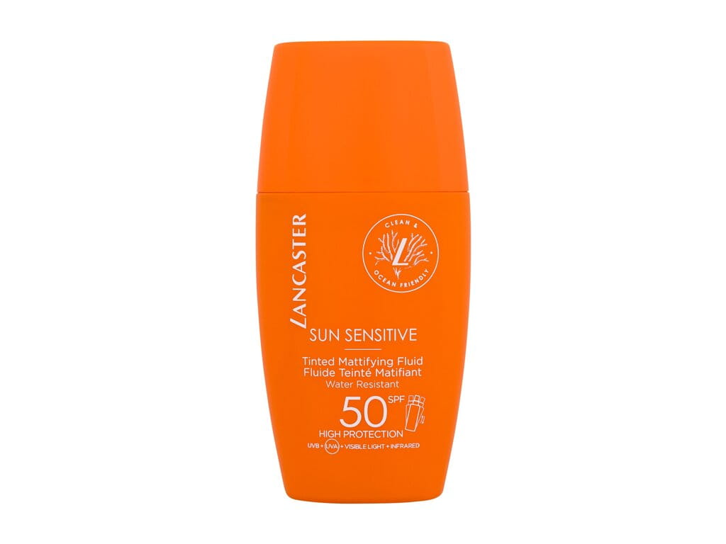 Lancaster Sun Sensitive Tinted Mattifying Fluid SPF50 W Preparat do opalania twarzy 30ml-401050